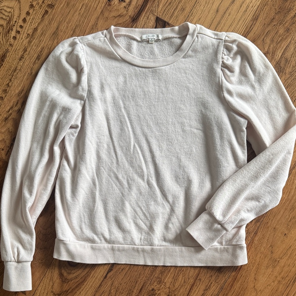 Z Supply Women’s Cream Puff Sleeve Top